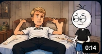Cartoon preview for Bed to Myself